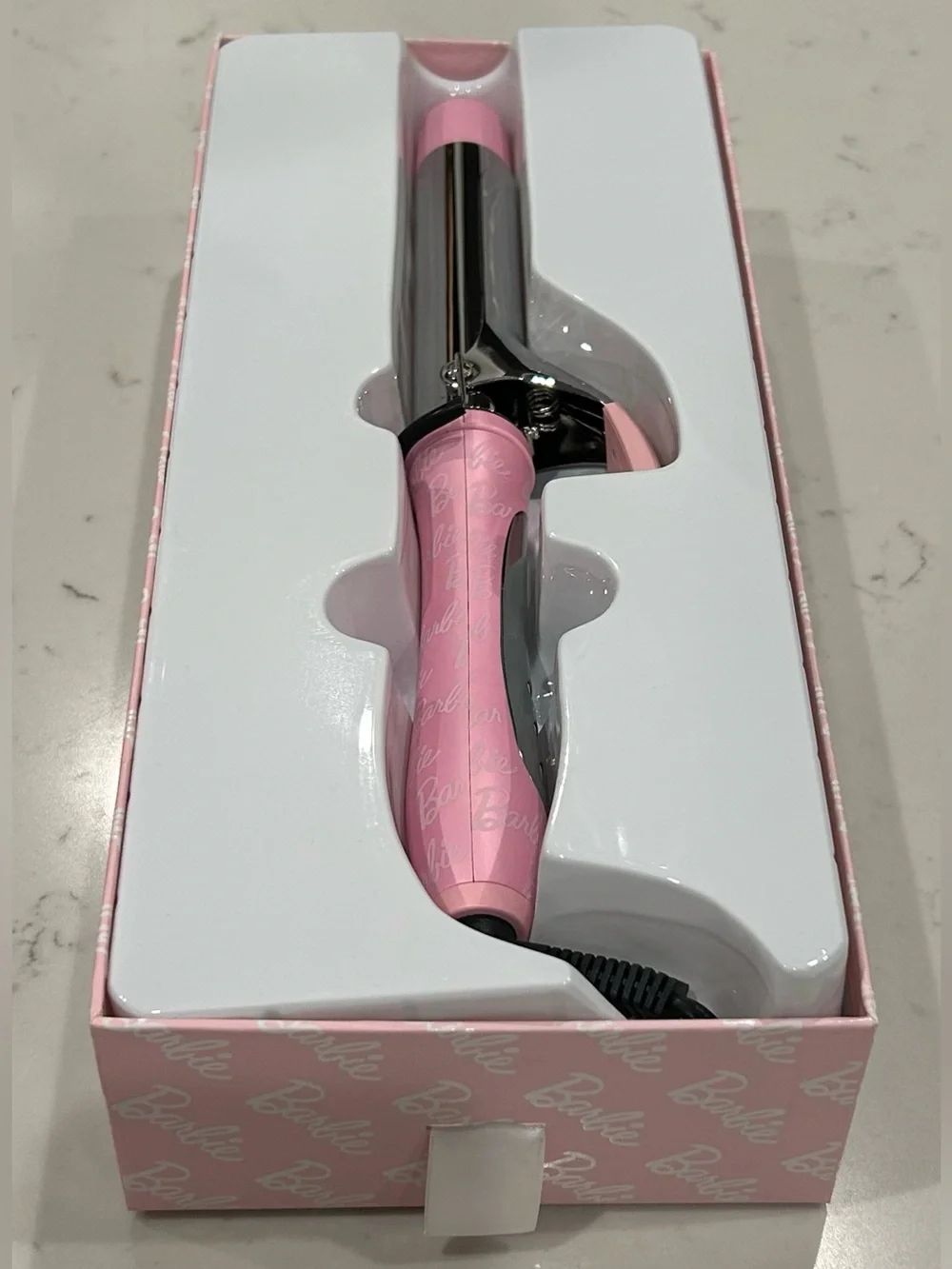 CHI x Barbie Dream Pink Curling Iron, 1 1/4”, 1.25”, Titanium, New Open Box